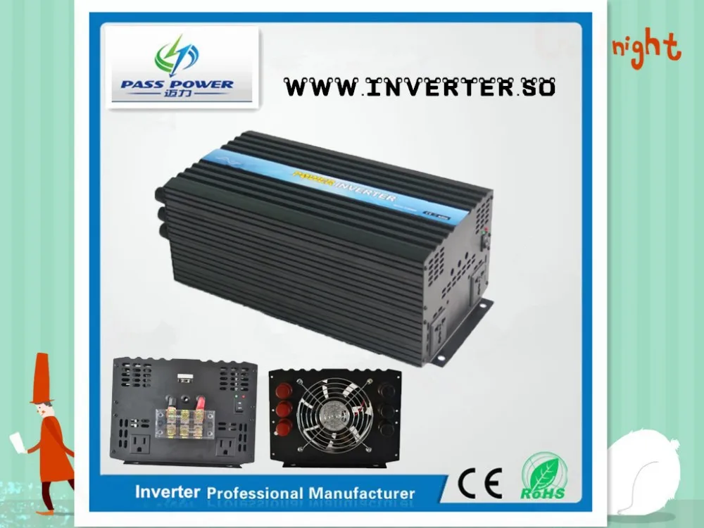 

One year warranty factory sell DC12v-48v to AC100v-240v 4000w Pure Sine Wave Off Grid Solar Power