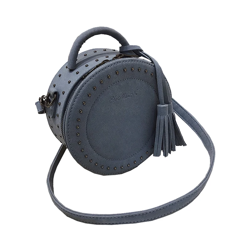 KEAKIA Pink Stripes Round Crossbody Bag Shoulder Sling Bag Handbag Purse Satchel Shoulder Bag for Kids Women