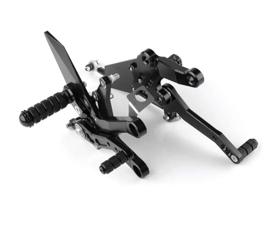 Аксессуары для мотоциклов CNC алюминиевый сплав задние наборы Rearset подставка для ног подножки для Kawasaki Ninja 400
