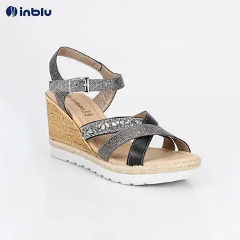 

Wedge sandals wood Effect