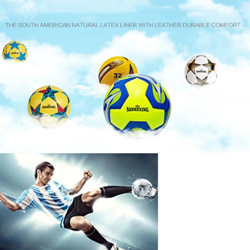 Высокое Качество Лига чемпионов официальный размер 5 футбольный материал мяча PU Профессиональный соревновательный поезд Прочный Футбольный Мяч