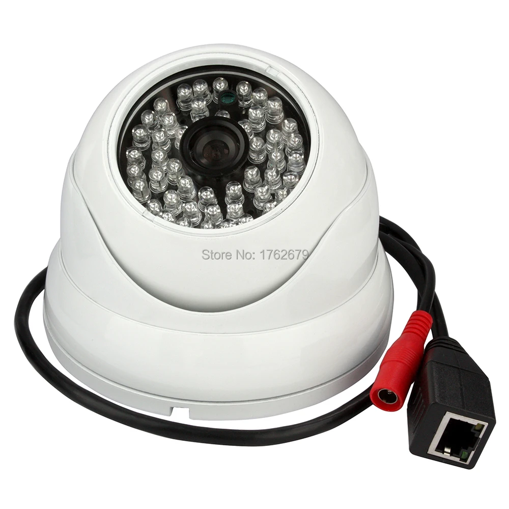 

720p intelligent face detection dome ip cctv camera