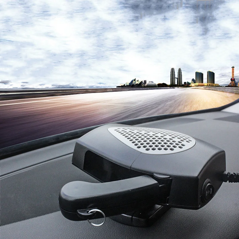

NEW Portable Car Snow Defogger Defroster Automatic Heating Cooling Fan Thermal Switch Auto Heater 2 Colors