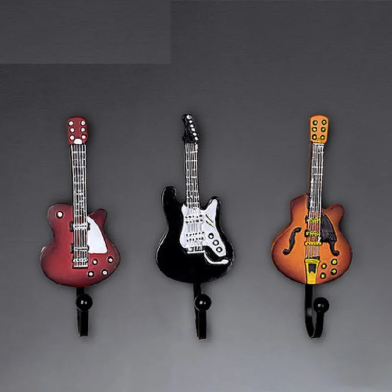 

hanger key holder wall hook Retro Resin Hat Hook Home Resin Craft Creative Gifts European-style Three-piece Set Room Decoration