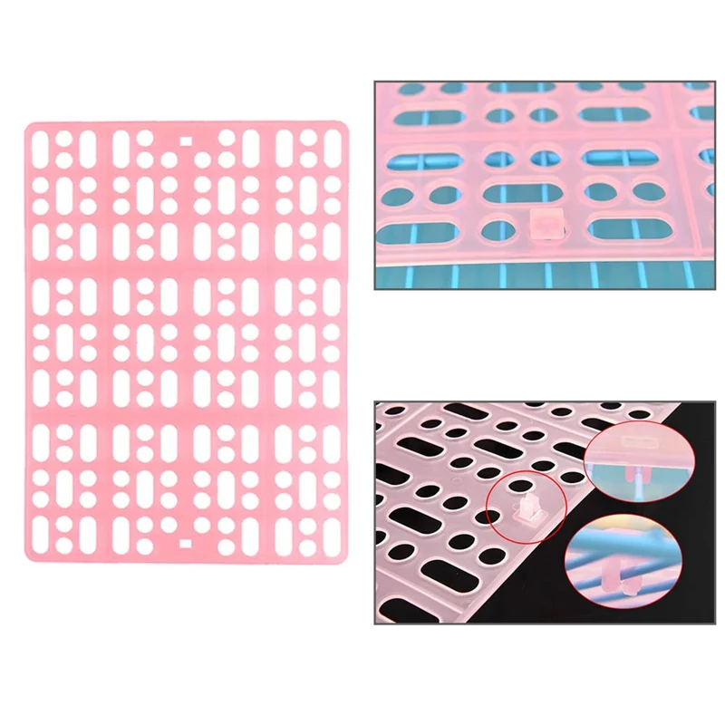 

Plastic Grids Pet Foot Mat Rabbit Guinea Pig Cat Mouse Placemat Cushion Cage Litter Mat Universal Pet Supplies