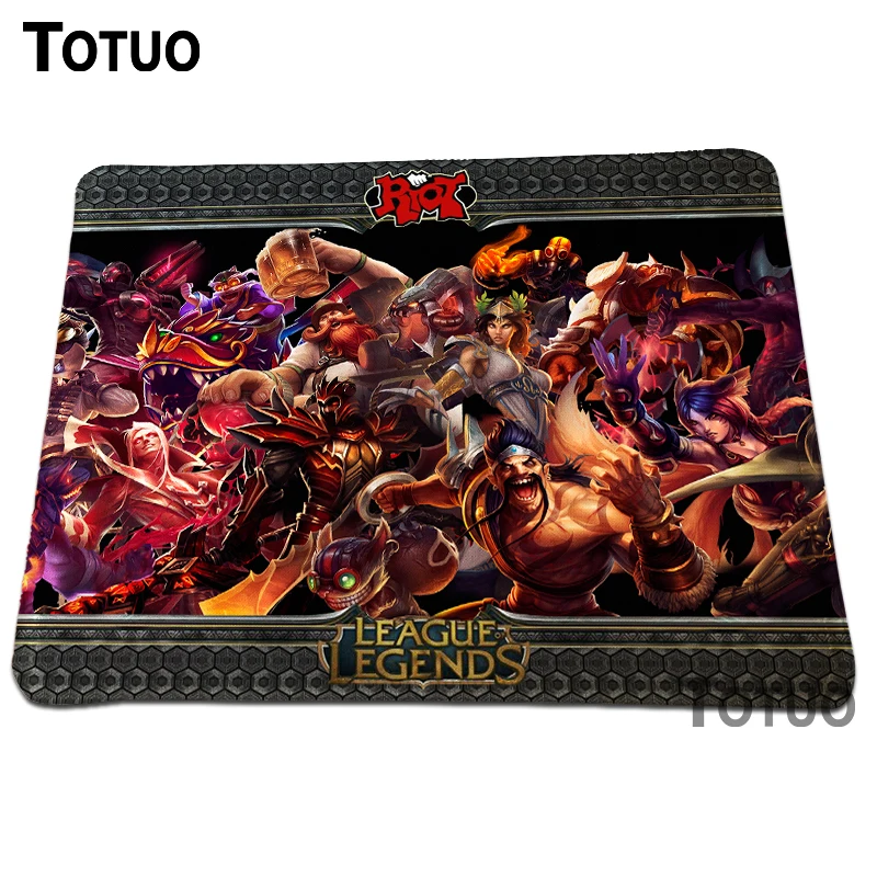 Big Mousepad League of Legends Gaming Mice Mat DIY Pattern Rectangle