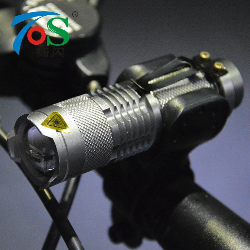 Flashlight Bicycle Light 7 Watt 500 Lumens 3 Modes  Q5 LED Bike Light Front Torch Waterproof lamp + Torch Holder BL000