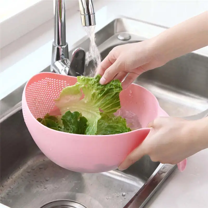 Пластиковые Многофункциональные кухонные рисовые сливные экстракторы для фруктов овощей тарелок лапша корзина для мытья дуршлаги и сита