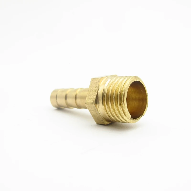 Фитинг для шлангов 4 мм 6 8 10 12 14 x 1/4 &quotBSP Мужская резьба латунный фитинг колючей