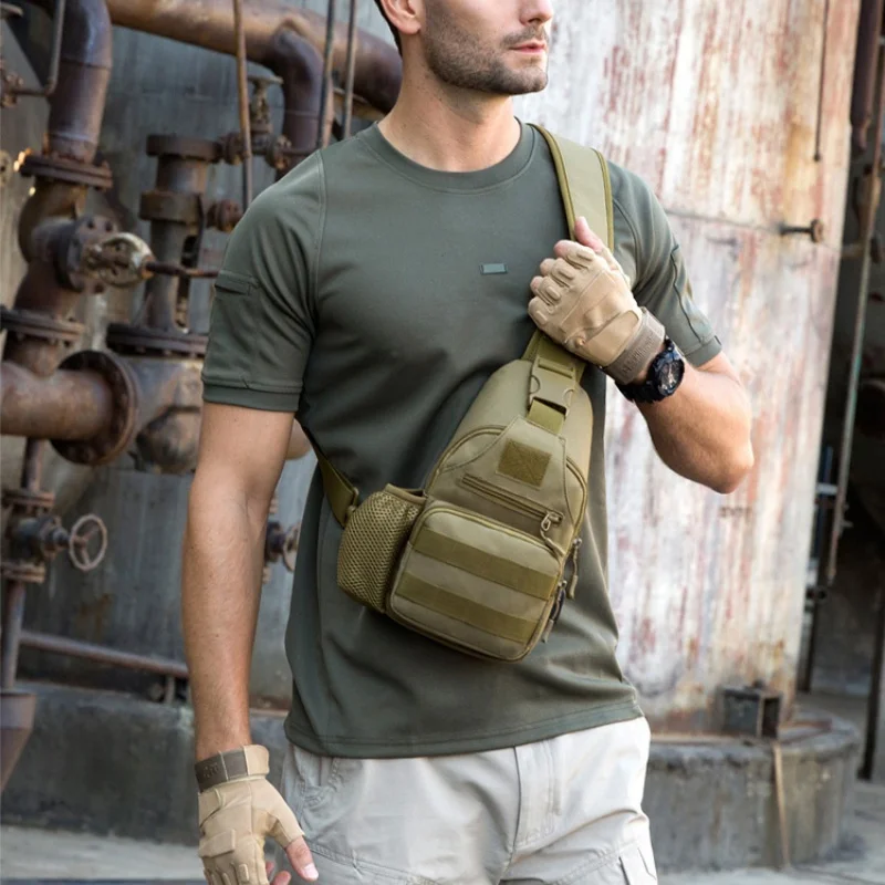 

Camouflage Military Nylon Shoulder Bag Tactical Climbing Hiking Camping Hunting Backpack