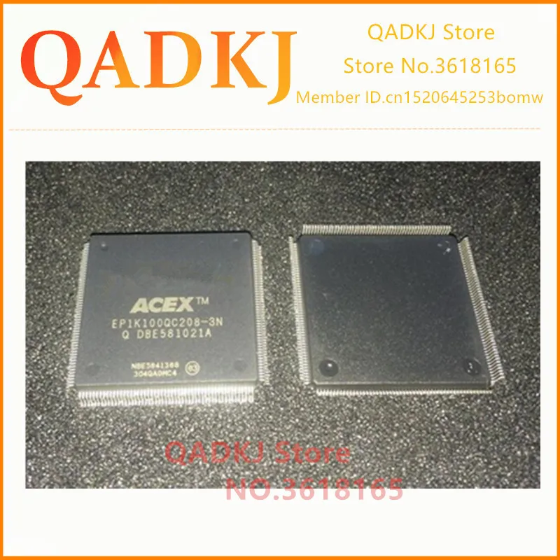 Бесплатная доставка EP1K100QC208-3N EP1K100QC208 FPGA - ACEX 1K 624 LABs 147 IOs новый и оригинальный |