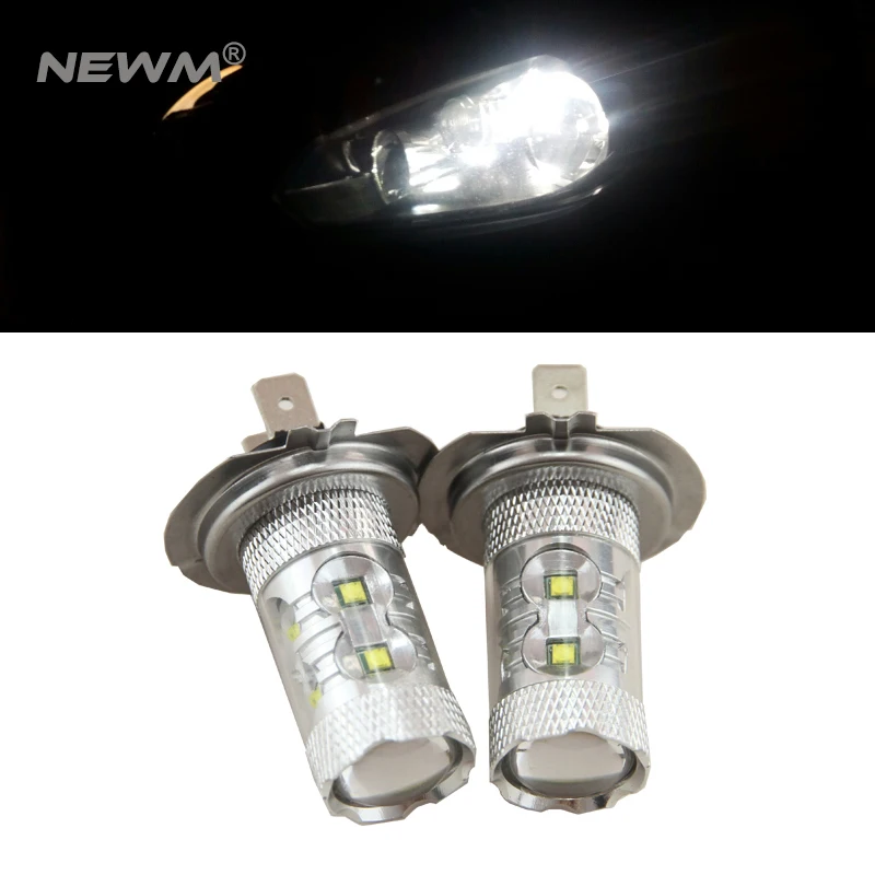

2x Canbus 6000k White 800lm H7 Led Light Car Lamp Auto Dip Low Beam Headlight For FORD Focus II 2004 2005 2006 2007