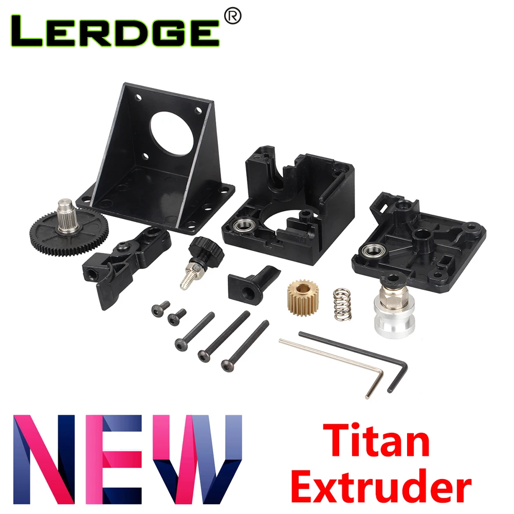 LERDGE 3D طابعة أجزاء titan الطارد ل V6 J-رئيس بودين تصاعد قوس 1.75 مللي متر خيوط V6 Hotend بالكامل أطقم اكسسوارات