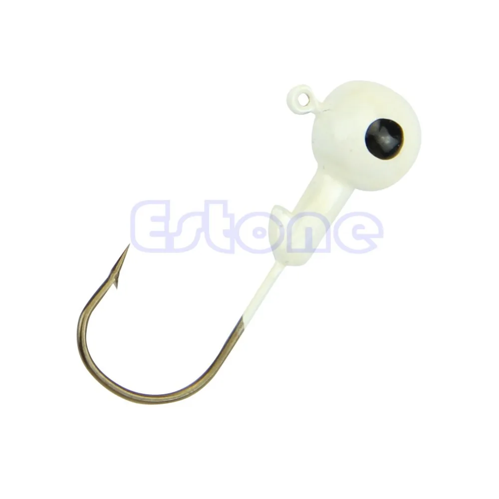 

M112-"5pcs 7g Lead Round Head Fishing Lure Jigs Hooks High Quality New