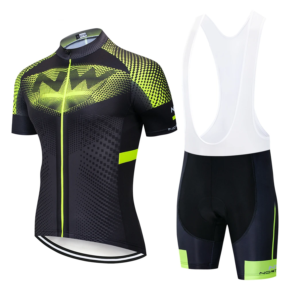 

Triathlon 2018 NW NORTHWAVE Men's Cycling Jersey Cycling Bib Short Sleeve Cycling Shorts Set Breathable Quick Dry