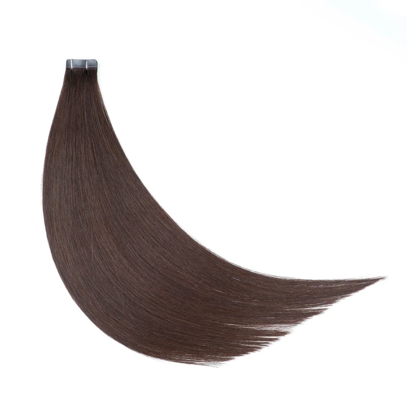 Sobeauty, накладные волосы на ленте, волосы для наращивания 2#18#60#, настоящие волосы remy, кожные уток, 20 шт., европейские, двойные, тянущиеся волосы коричневого цвета - Цвет: #2