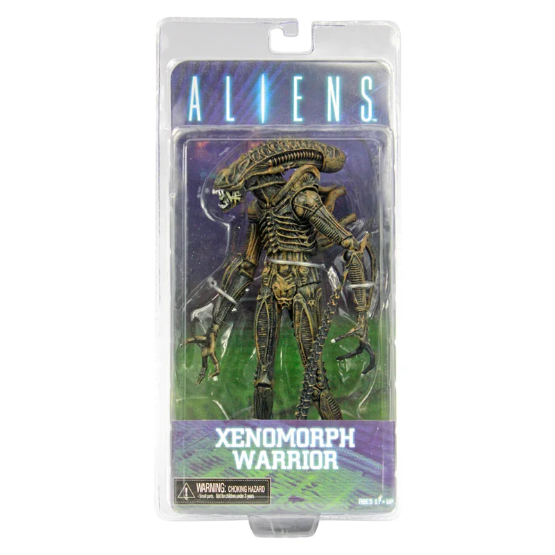 Free Shipping NECA Aliens Xenomorph Warrior Series PVC Action Figure New in Box 718CM MVFG116 neca aliens 1 4 scale xenomorph warrior super big pvc action figure collectible model toy 18 retail box ems free shipping wu600