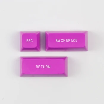 

SA Profile ESC Backspace Enter Gaming Keycaps Purple Blue Color Caps For Cherry Mechanical Keyboard 3 Keycaps