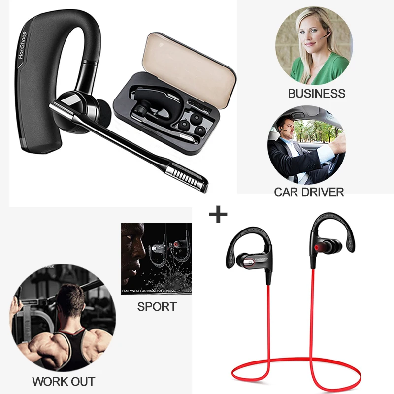 Bluetooth Headphones Car Driver bluetooth earphones Compatible with