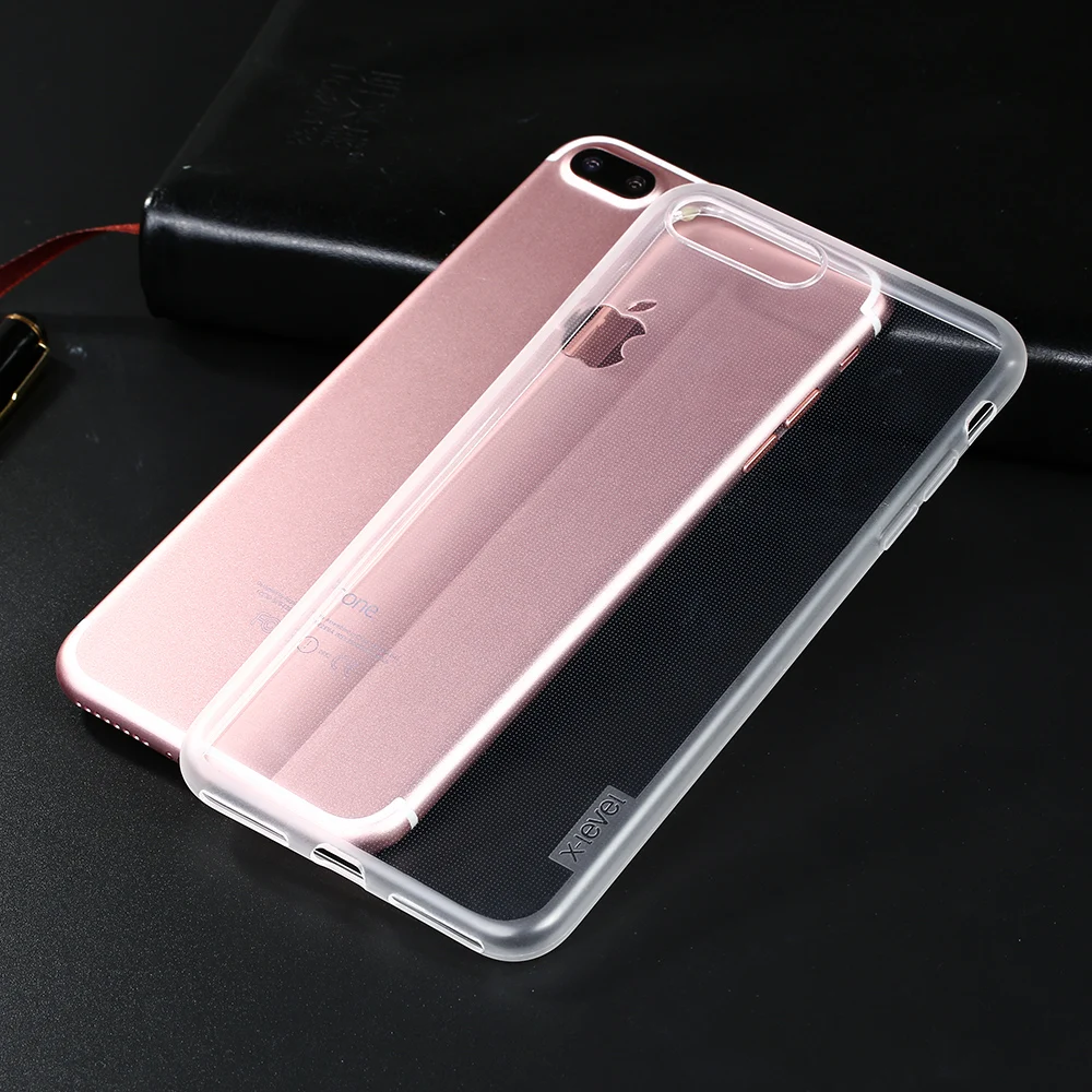 Beste Voor Coque iPhone 7 Plus 5.5 inch Soft Case X Level Merk Ultra Dunne TPU Antislip Case Voor Fundas iPhone 8 Plus 7 Plus Clear Cover