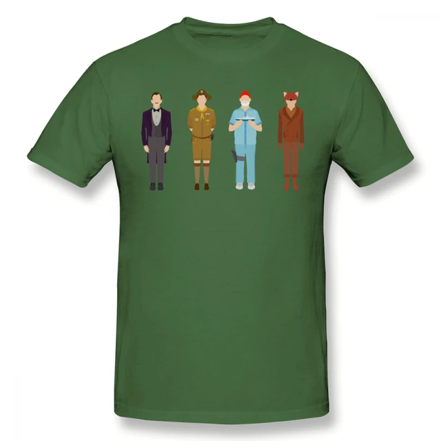 Wes Anderson T Shirt Wes Anderson Collection T Shirt Cotton Mens Tee