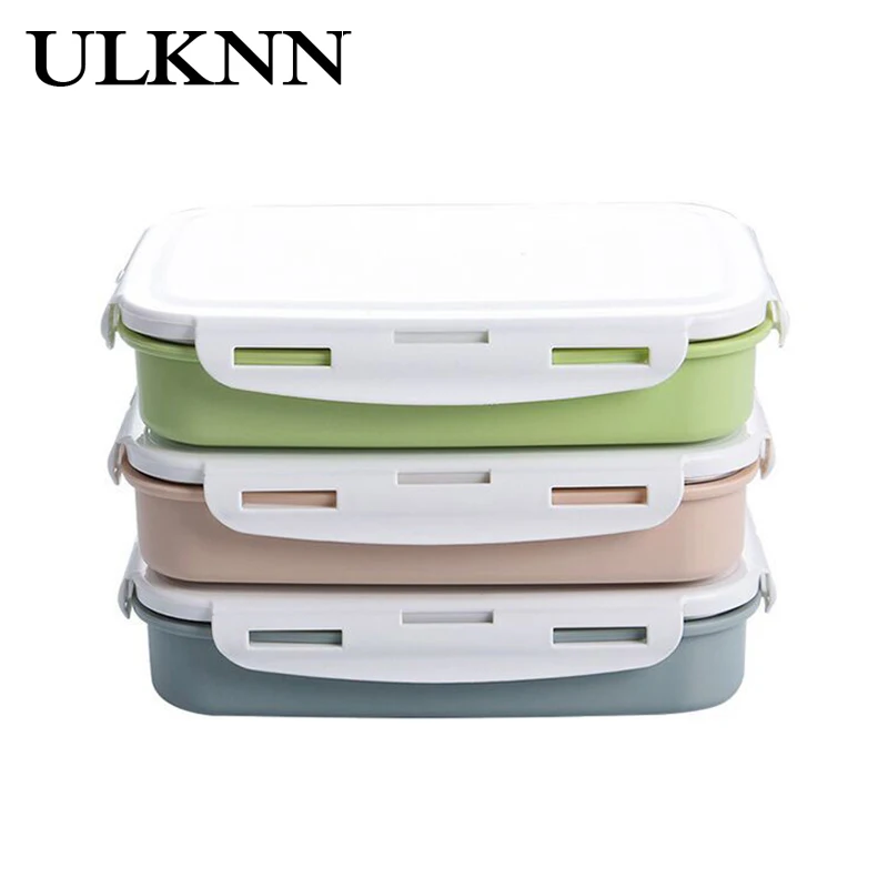 

ULKNN Stainless Steel Lunch Box Five Inner Panels Shell Water Insulation Easy Clean Silicon Rubber Sealing Ring Lunch Box
