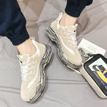 

2019 Fashion Sneakers Men Sport Shoes Lace-Up Mesh Round Cross Straps Flat Sneakers Running Shoes Trends Comfortable Black Shoes