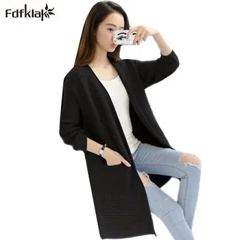 

Fashion women sweaters new 2017 autumn cardigan sweater knitted cotton ladies tops loose long sleeve female sweaters A274