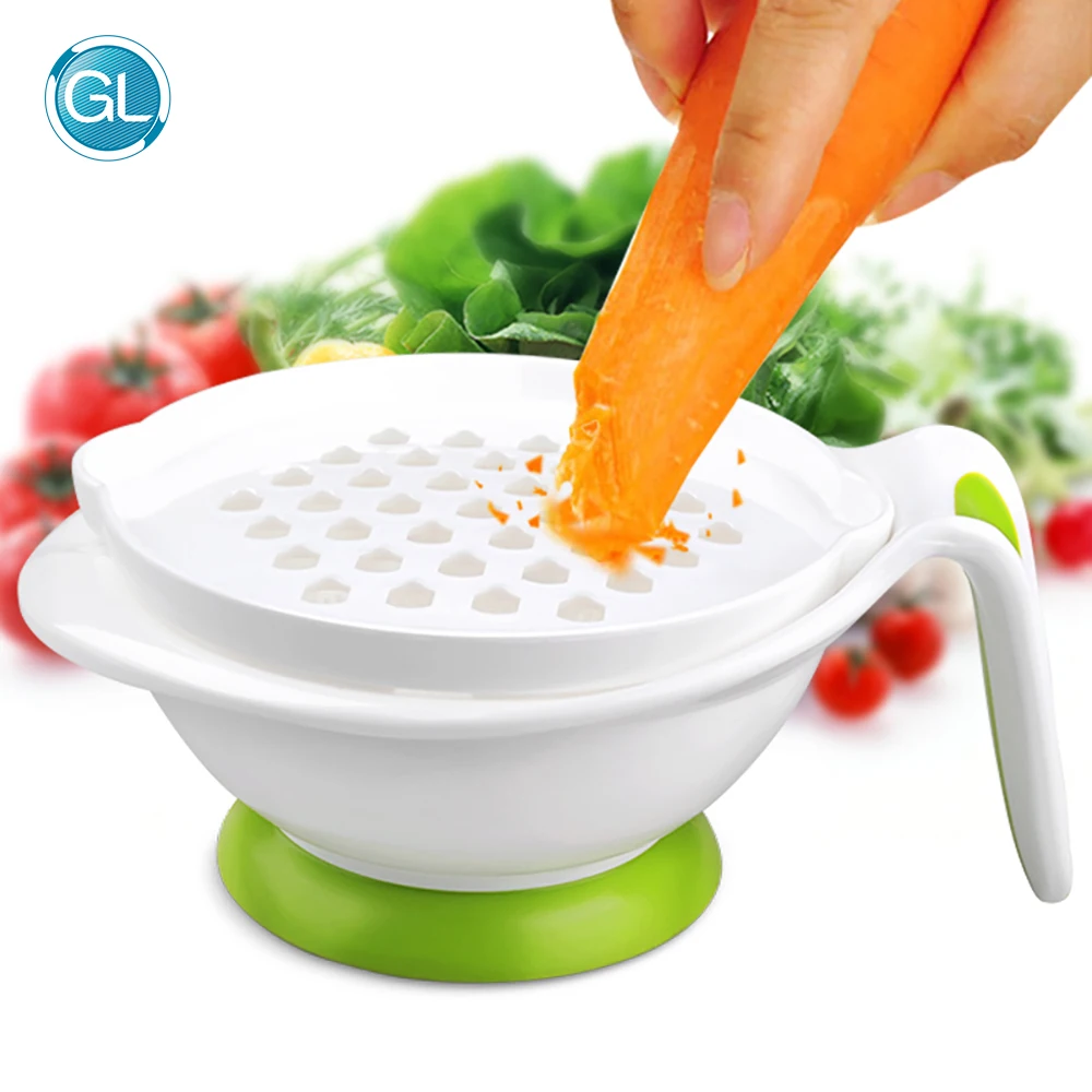 

GL Grinder bowl 8 in 1 Baby Food Milk Feeding Grinder Set Baby Food Maker DIY Homemade Baby Food BPA Free