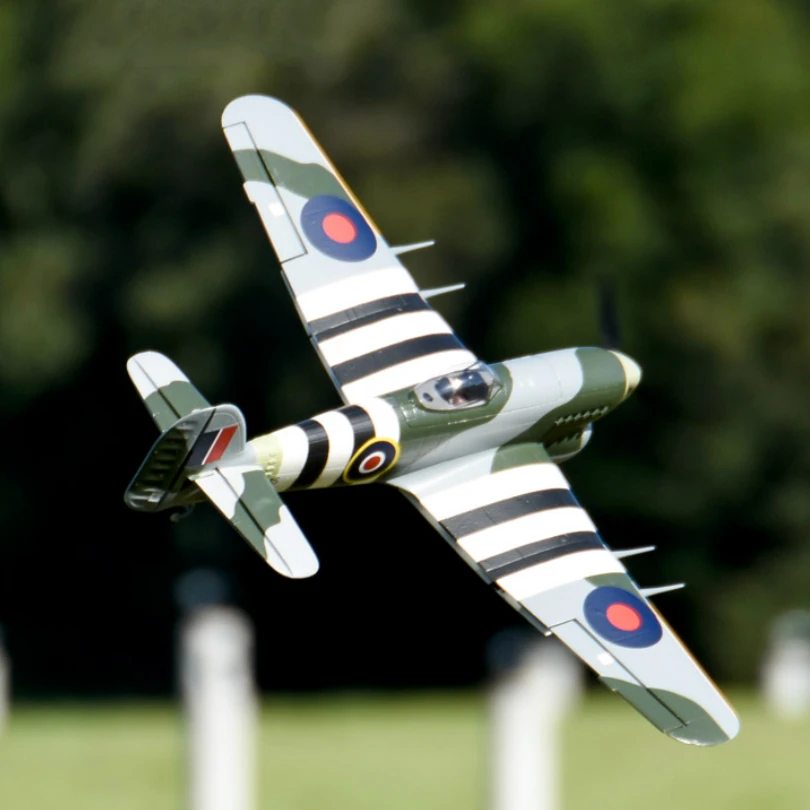 FMS 1100 мм 1 м Hawker Typhoon 3S 6CH с устранением EPO PNP RC самолет Британский Warbird