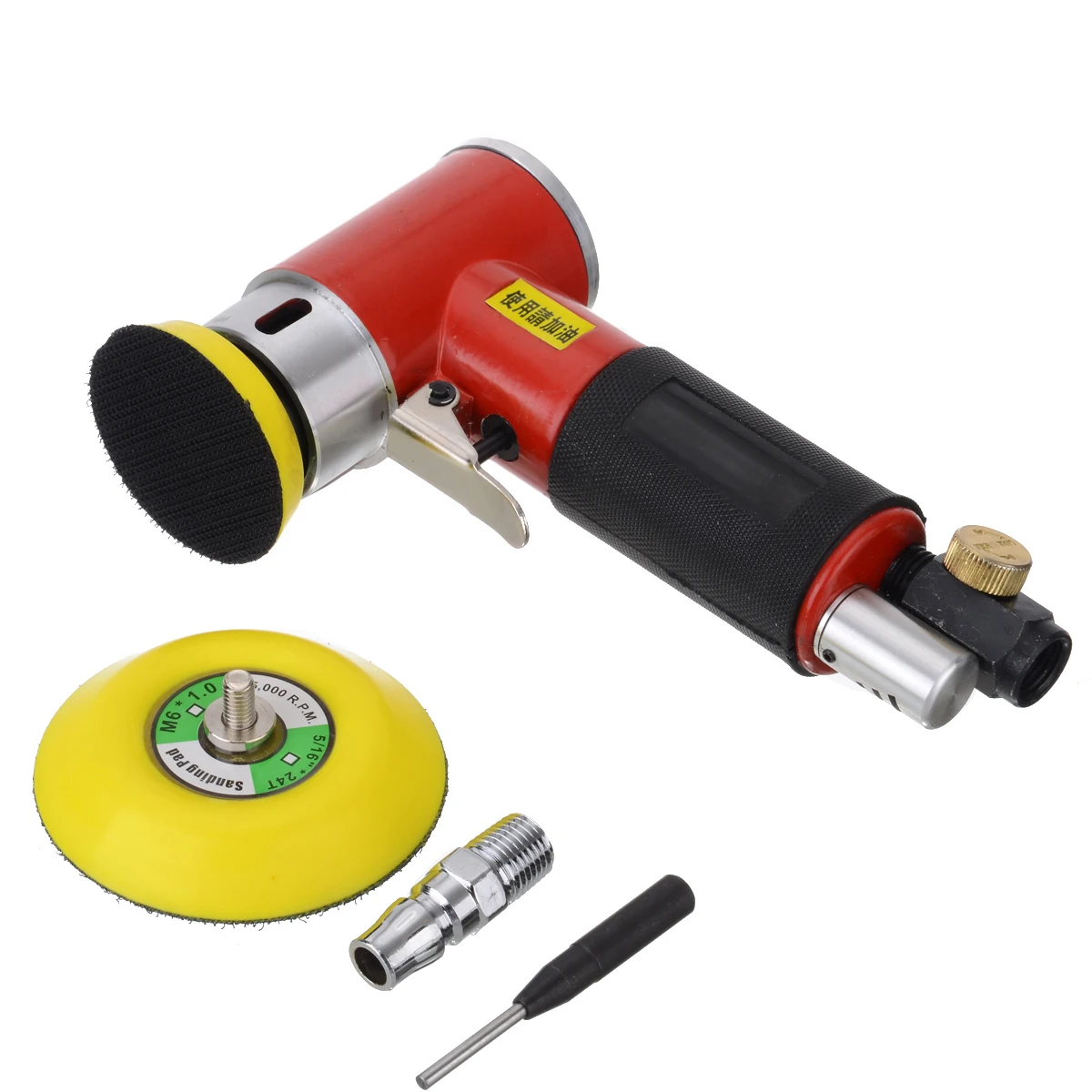 

90 Degree Angle 2" 3" Air Sander Grinder Pneumatic Sander Orbital Eccentric Dual Action Polisher For Auto Body Work High Quality