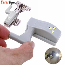 Универсальный шарнирный светодиодный светильник для шкафа, дверная лампа, Автоматическое включение/выключение, ночной Светильник для шкафа, шкафа, кухни