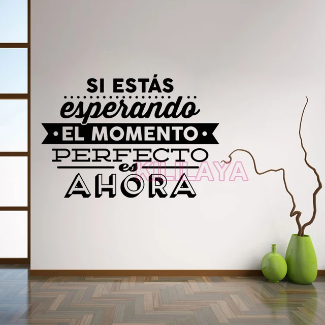 Nursery Quotes Wall Stickers Baby En Esta Casa Somos Reales Spanish Language Letters Wall Stickers Home Decoration Decals For Living Room Diy Vinyl Art