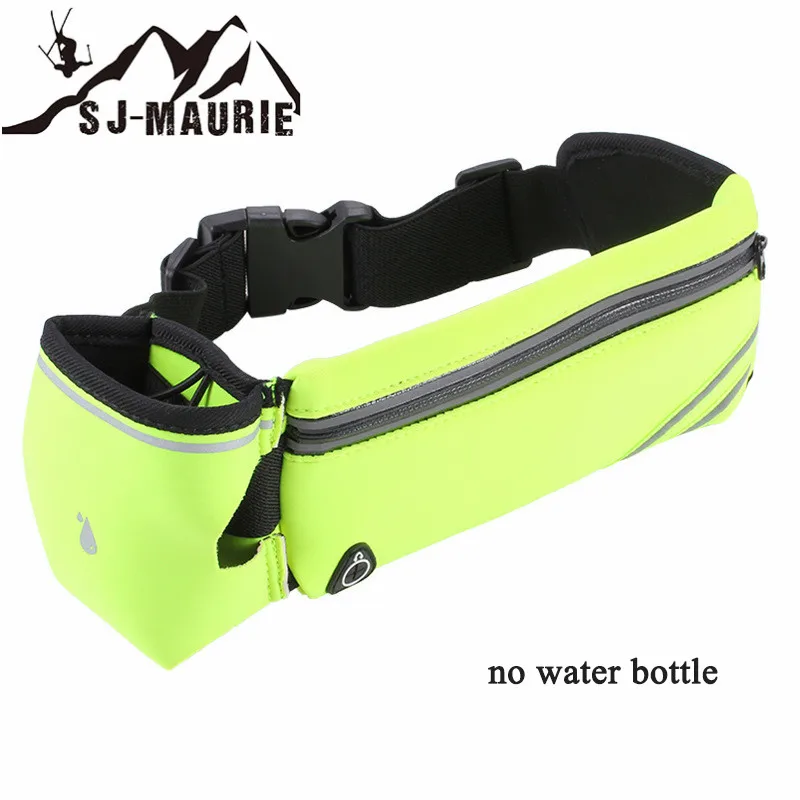 Runing Waist Bags Sports Bottle Holder Multifunctional Pack Marathon Running Reflective Adjustable Waist Belt Bags