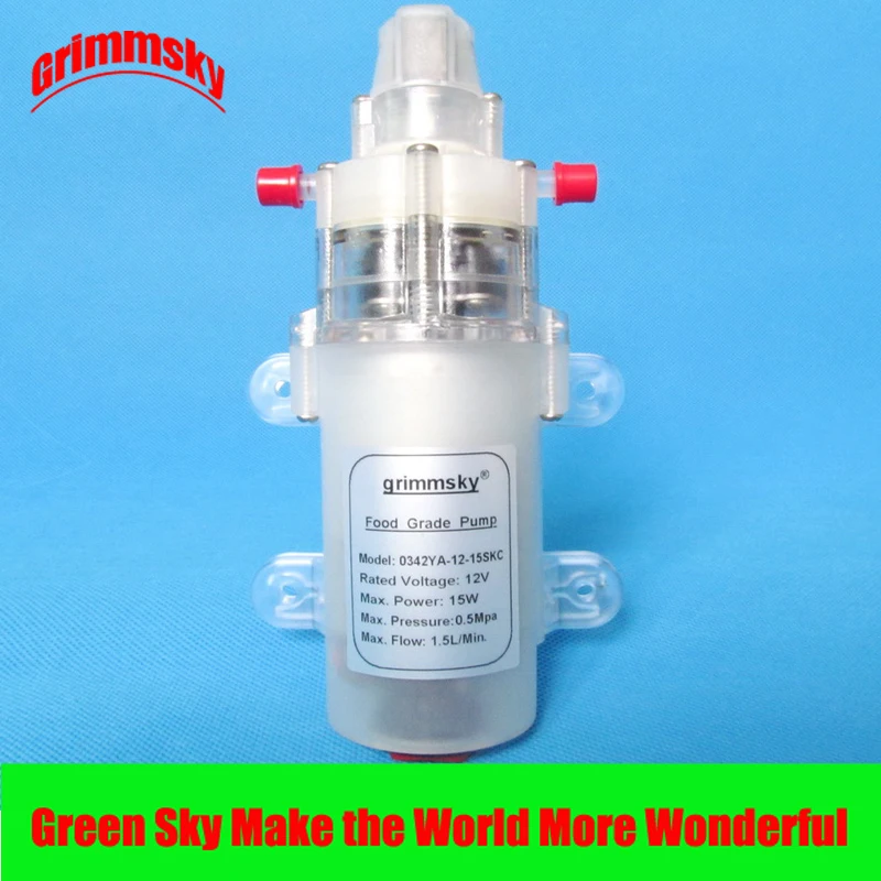 1.5L/Min 12v dc 15W very quiet non-toxic tasteless odorless pump food grade | Обустройство дома