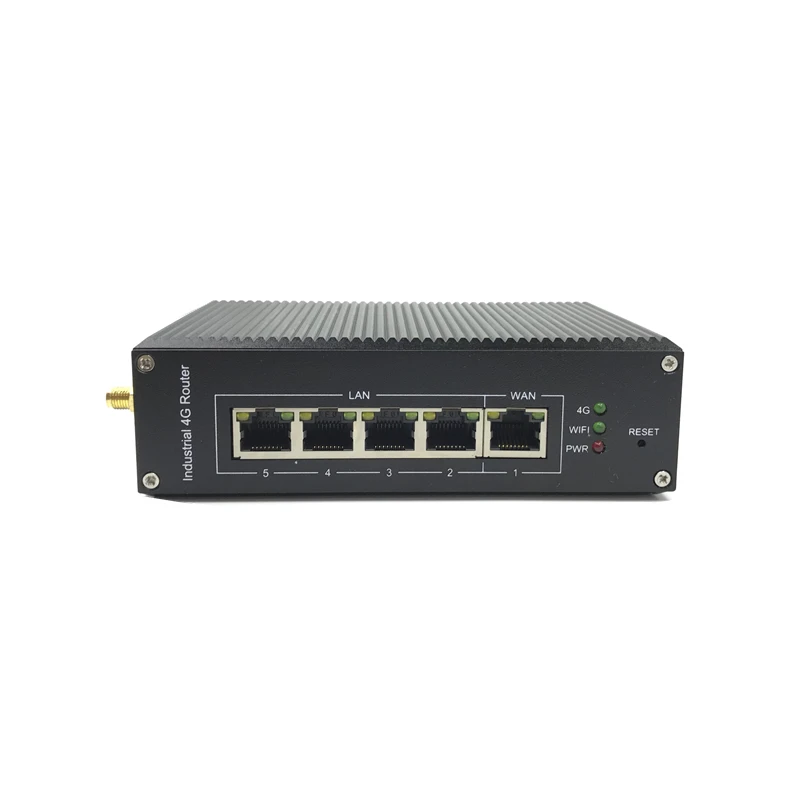  high speed 27dBm 300M industrial DIN rail 4g ltewireless router support openwrt ODM/OEM serial RS/4