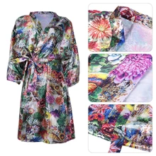 Модный парикмахерский плащ халат стрижка салон печати Фартук водонепроницаемый антистатический