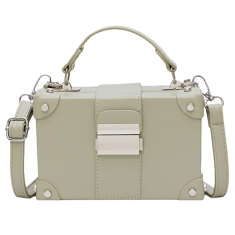 

New Portable Box Bag Korean Handbag Wild Crossbody Shoulder Bag Small Women Messenger Square Bag