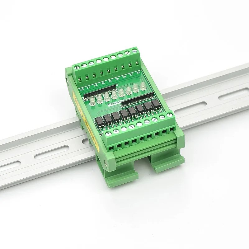 PNP/NPN сигнала Напряжение преобразования 1.8V3.3V5V12V24V для 8 каналов Photocoupler монтажная плата PLC один микрокомпьютер