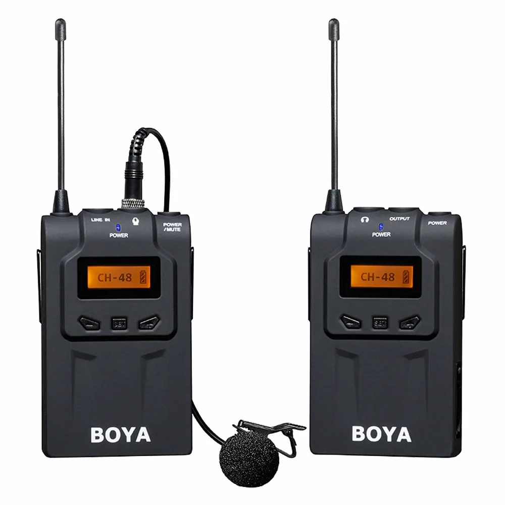 BOYA BY WM6 Professional 48 UHF Channel Wireless