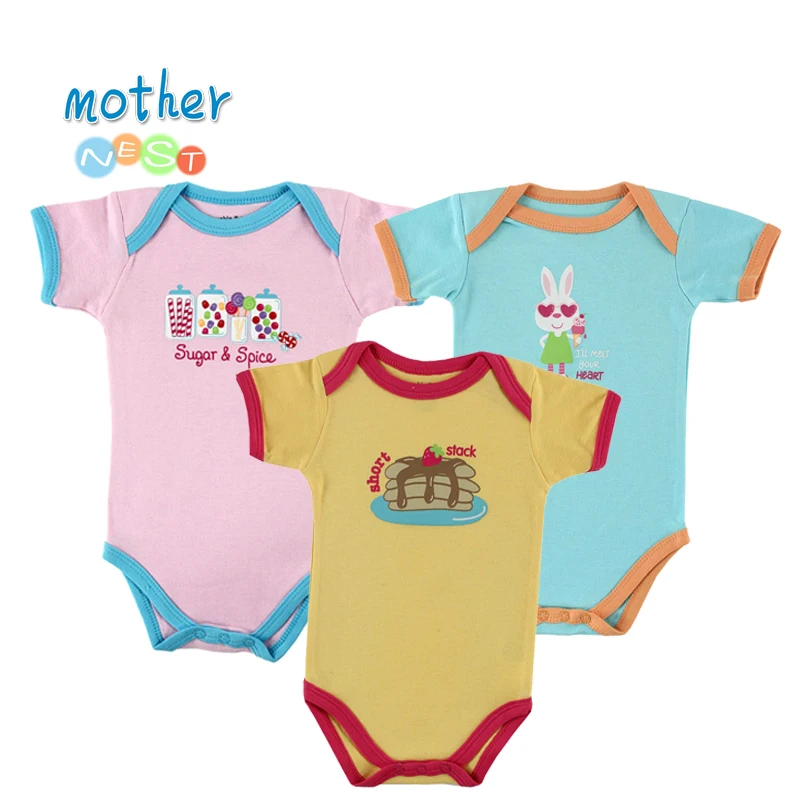 

2018 Baby Romper Short-Sleeve Jumpsuit Baby Girl Costume for Spring Summer Body Suit Baby Infant Jumpsuit Overall Children
