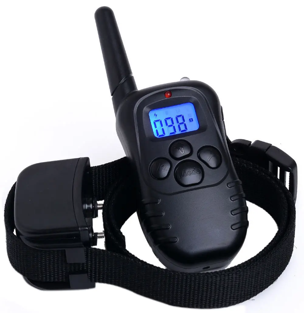 LCD Waterproof Rechargeable Shock Dog Training Collar Pet Trainer