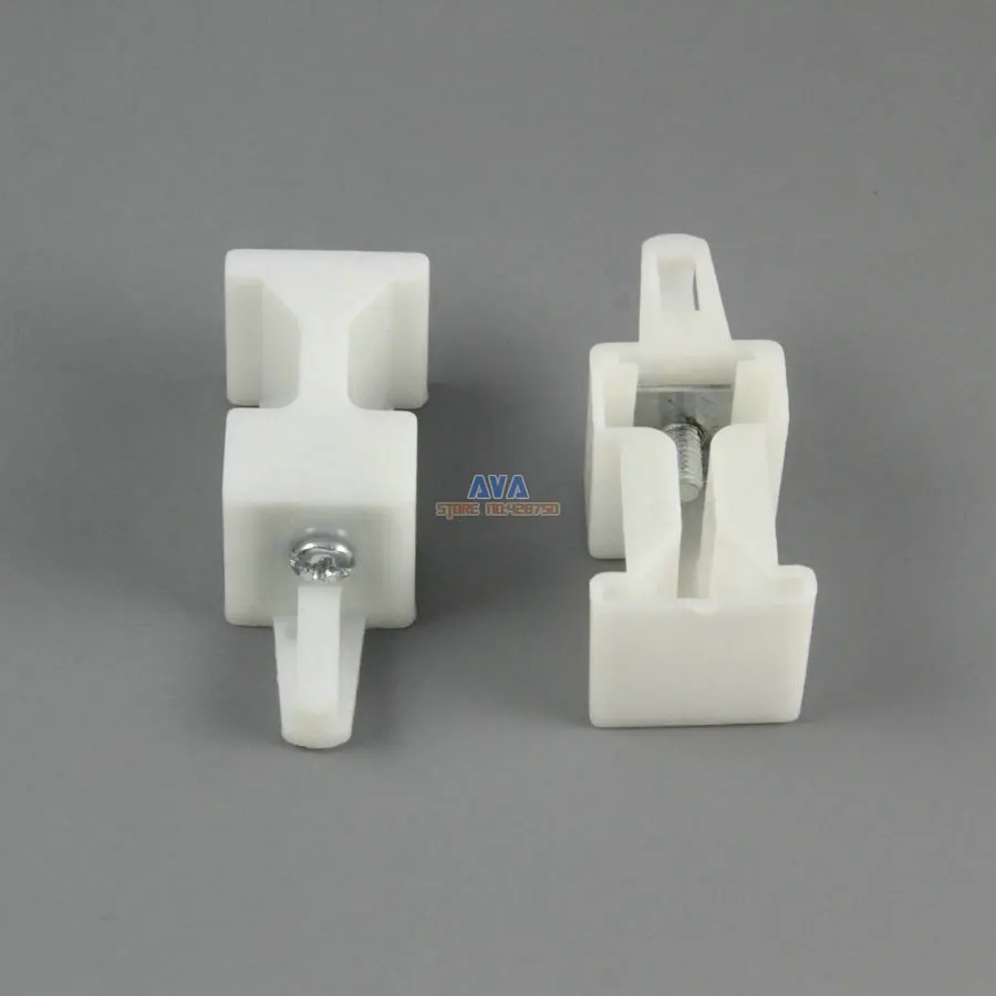 20 Pieces Curtain Track End Caps Curtain Track End Stops 16x18x29mm