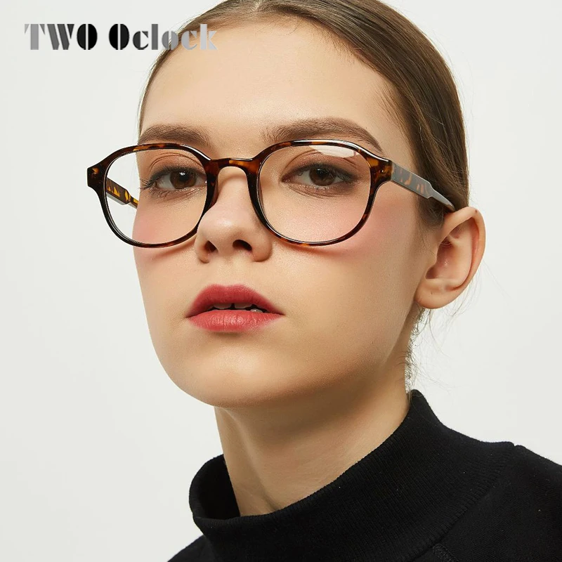 Two Oclock 2019 Women Glasses Frame Men Vintage Eyeglasses Frame Retro Round Clear Lens Glasses