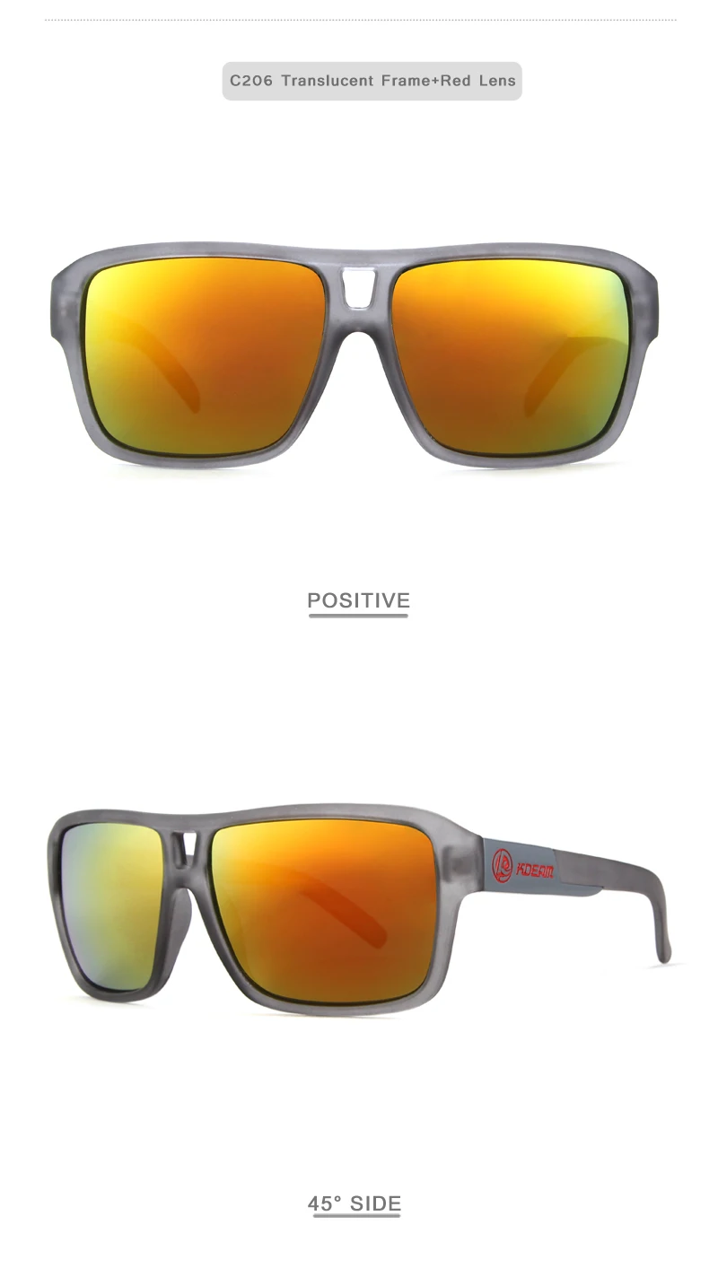 Поляризованные солнцезащитные очки для молодых парней, спортивные Брендовые мужские очки в стиле стимпанк, ударопрочные солнцезащитные очки для женщин, KDEAM CE