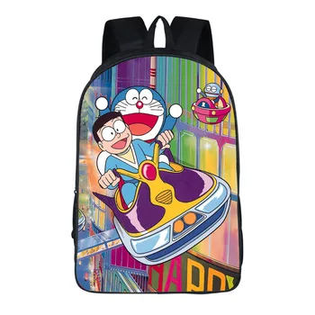 

Cartoon anime Doraemon backpack School Bags School Backpacks student book bag Primary boy girls Shoulders Package 10 style