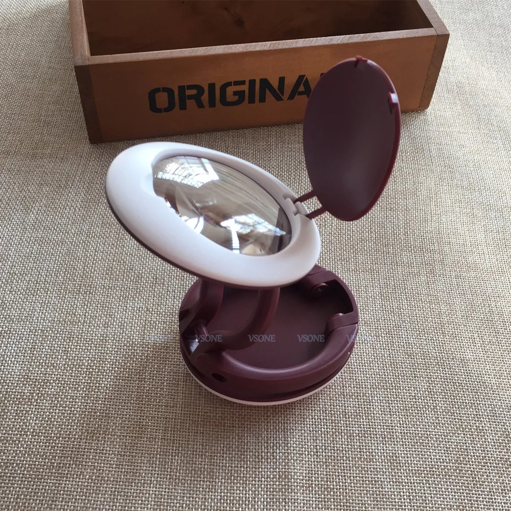 

Gifts For The Elderly And Kids 4.5X 56mm 10 LED Light Illuminate Folding Portable Magnifying Desktop Acrylic Lens Magnifier
