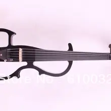 6 струн 4/4 электрическая скрипка бесшумный звукосниматель тонкий тон части включают золотой цвет#8-21 черный цвет