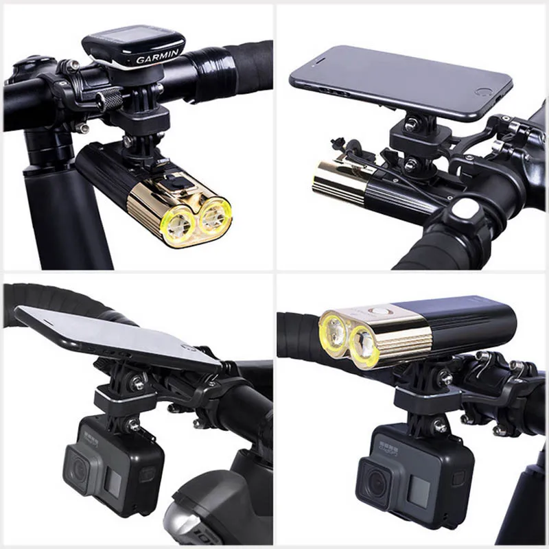 Sale GACIRON Extension Bracket Bike light Holder Phone Mount Holders Multifunction Aluminum alloy Stands For Motion camera Garmin 2