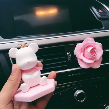 

Car Perfume Cartoon Fragrance Air Freshener Ornament Cute Auto Car Flavoring Smell Diffuser Auto Interior Dashboard Decoration